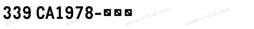 339 CA1978字体转换